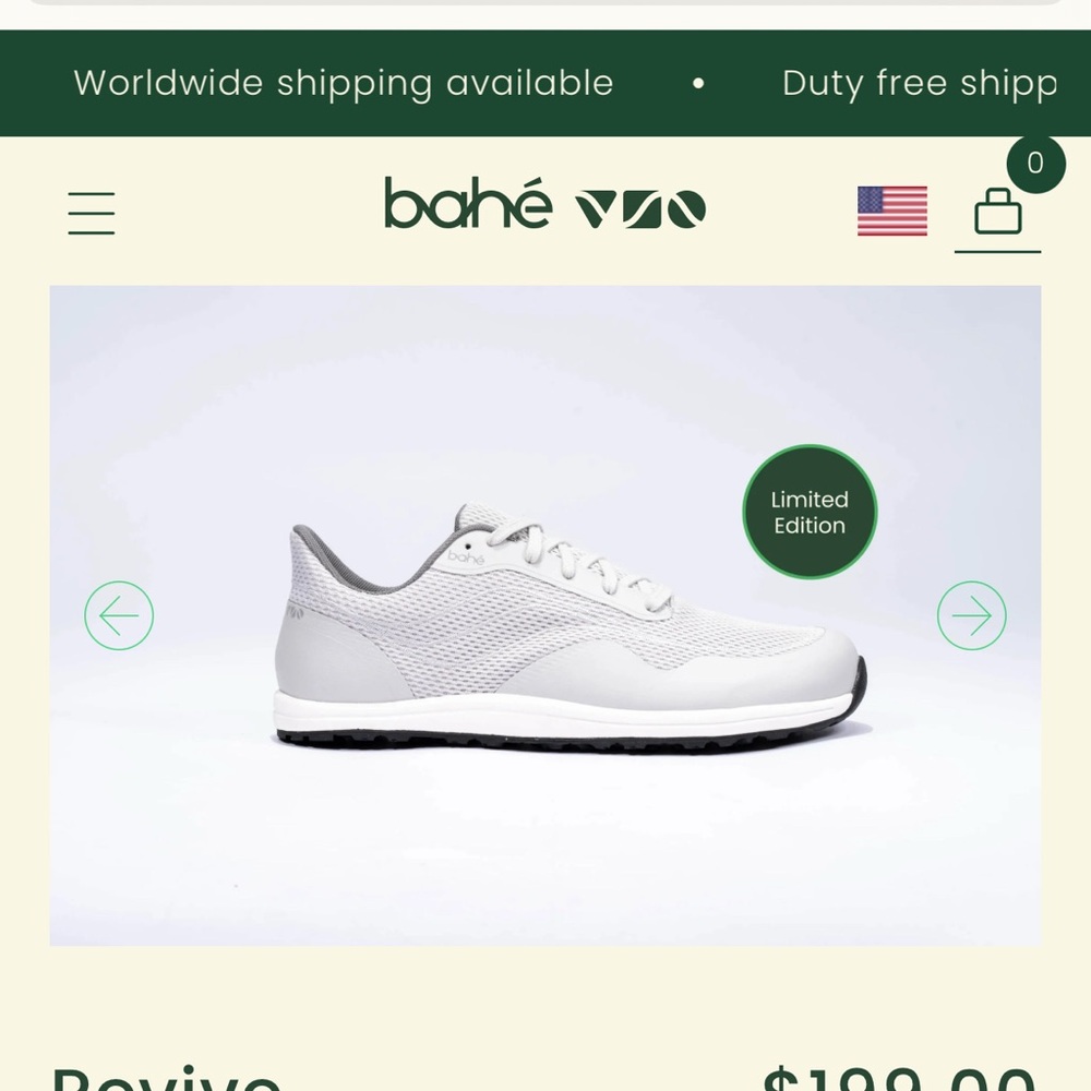 Bahe “Revive” Barefoot-style Men’s Grounding Shoe